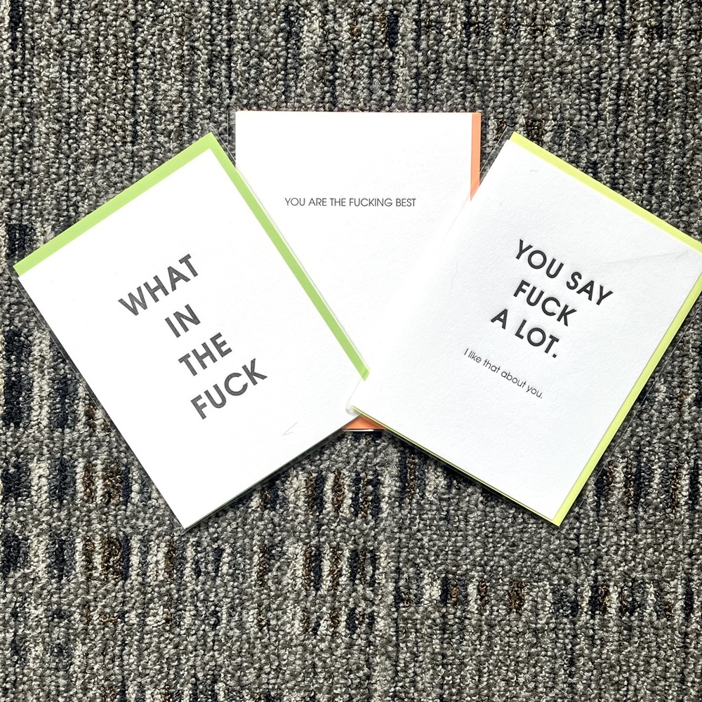 Set of 3 cards!